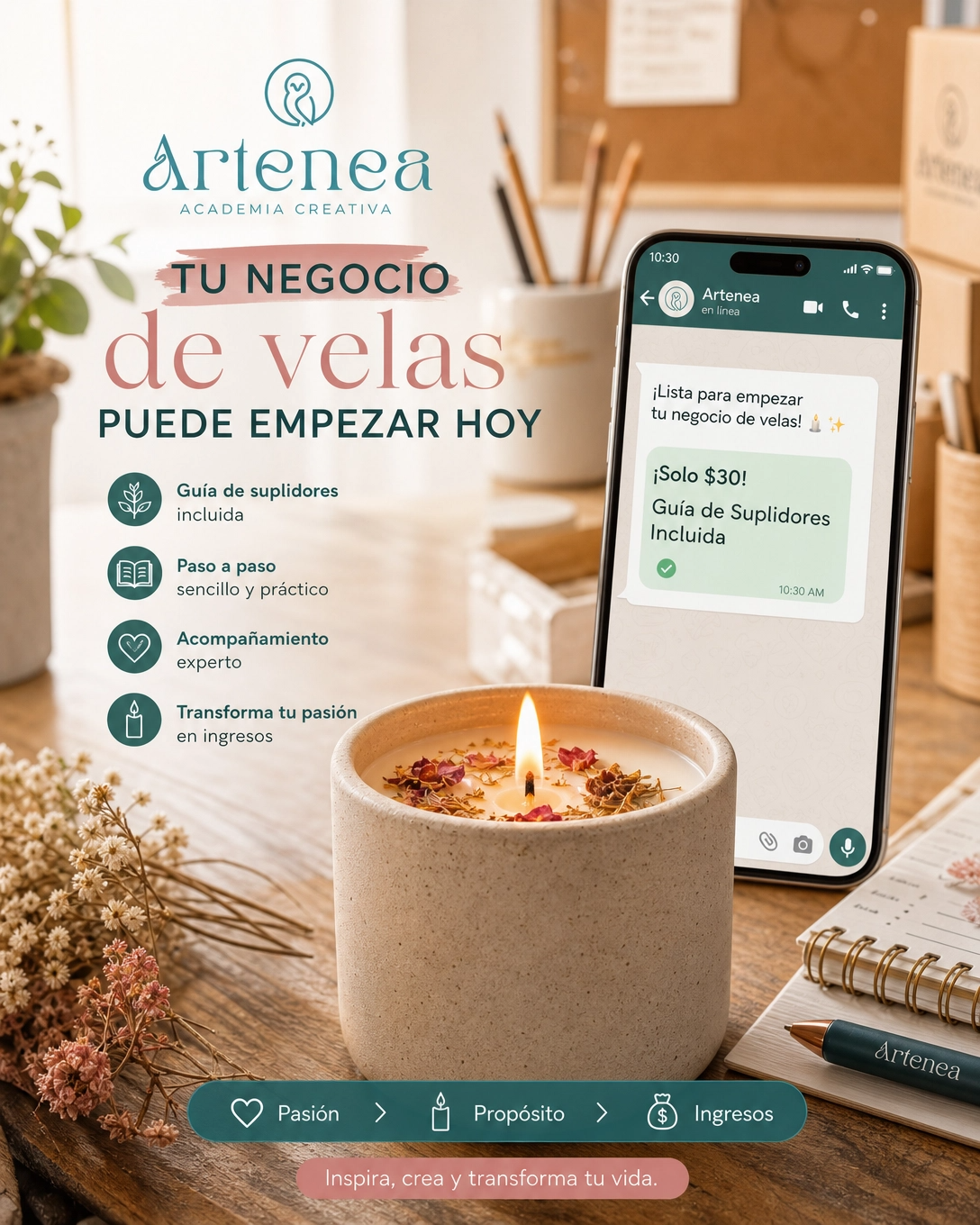 Formación en Velas Orgánicas